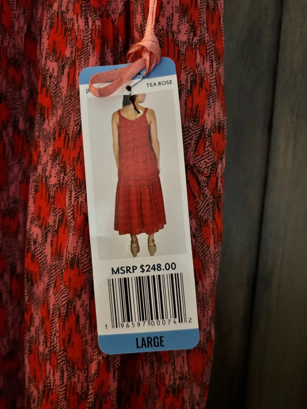 NWT Joie Tea Rose Maxi Dress - Picture 5 of 5